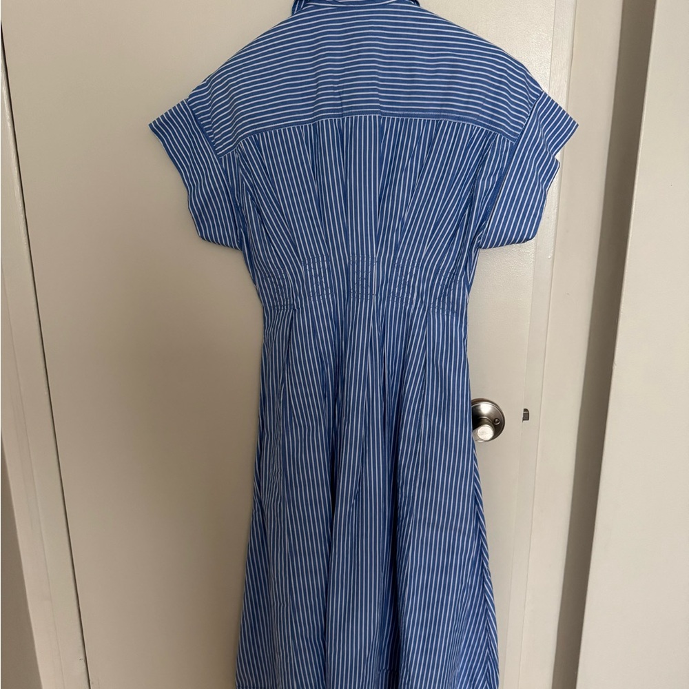 Anthropologie Pilcro short sleeve seamed midi shirt dress - Size XXS - BNWT - Picture 11 of 14